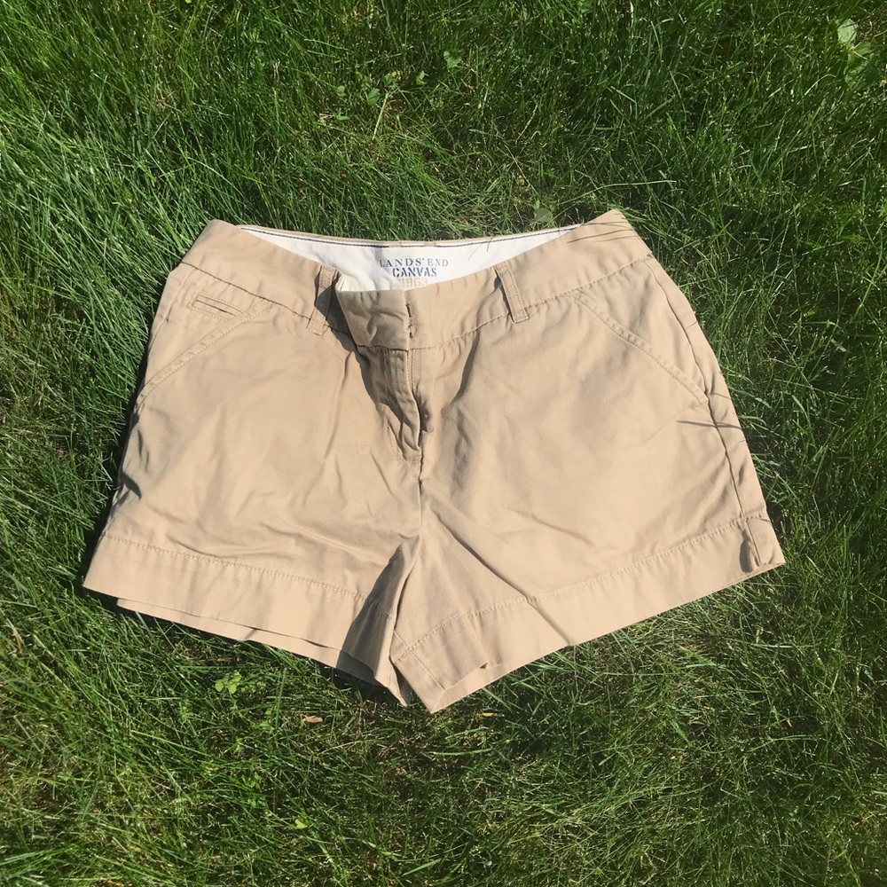 Lands’ End Khaki Shorts
